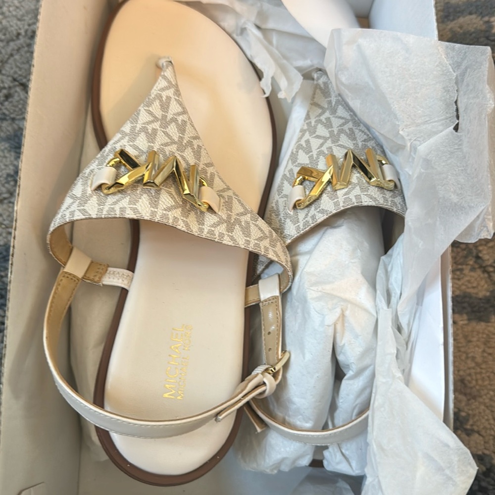 Michael Kors brand new sandals, size 10